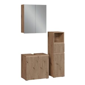 wohnli-moebel-suche-M26076040 Wohnli Möbelsuche - Badmöbel-Set 3 Teile Artisan 60x58cm