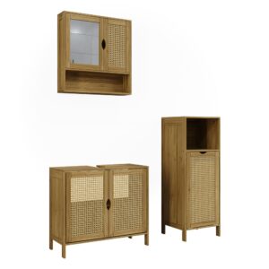 wohnli-moebel-suche-M26076041 Wohnli Möbelsuche - Badmöbel-Set 3 Teile Bambus 68x60cm