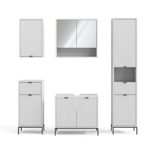 wohnli-moebel-suche-M26076077 Wohnli Möbelsuche - Badmöbel-Set 5 Teile Weiß 70x63cm
