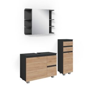 Wohnli Möbelsuche - Badmöbel Set 3 Teile