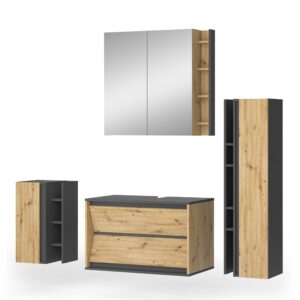 wohnli-moebel-suche-M26076091 Wohnli Möbelsuche - Badmöbel-Set 4 Teile Artisan 80x50cm
