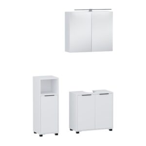 wohnli-moebel-suche-M26076156 Wohnli Möbelsuche - Badmöbel-Set 3 Teile Weiß 60x60cm