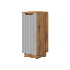 wohnli-moebel-suche-M26076179 Wohnli Möbelsuche - Midischrank Eiche/grau gestreift 33.4x81.9cm