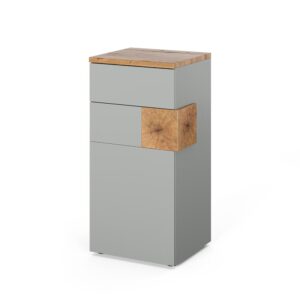Wohnli Möbelsuche - Midischrank  Grau/Artisan 40x84cm