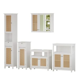 wohnli-moebel-suche-M26076226 Wohnli Möbelsuche - Badmöbel-Set 5-teilig Weiß 60x60cm