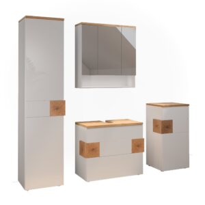 wohnli-moebel-suche-M26076243 Wohnli Möbelsuche - Badmöbel-Set 4 Teile Weiß 70x64.5cm