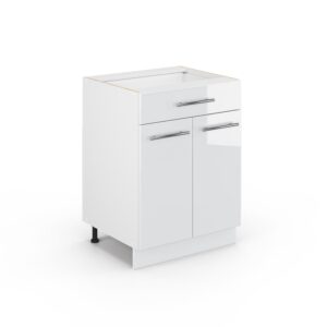 wohnli-moebel-suche-M26076248 Wohnli Möbelsuche - Badschrank mit Schublade ohne Arbeitsplatte Weiß Hochglanz 60x82cm