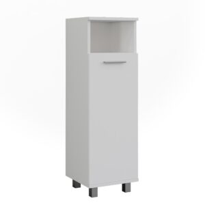 wohnli-moebel-suche-M26076267 Wohnli Möbelsuche - Midischrank mit Tür Weiß 30.2x95cm