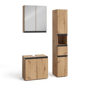 Wohnli Möbelsuche - Badmöbel-Set 3 Teile