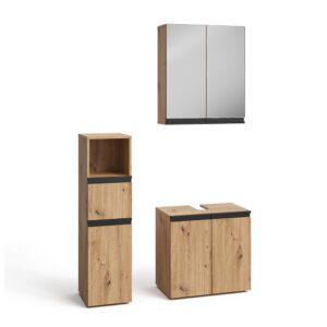 Wohnli Möbelsuche - Badmöbel-Set 3 Teile