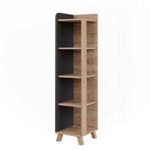 wohnli-moebel-suche-M26076428 Wohnli Möbelsuche - Badregal mit 4 Fächern Sonoma 30x128cm