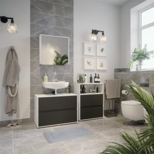 wohnli-moebel-suche-M26076452-1 Weiß/Anthrazit 80 x 58cm