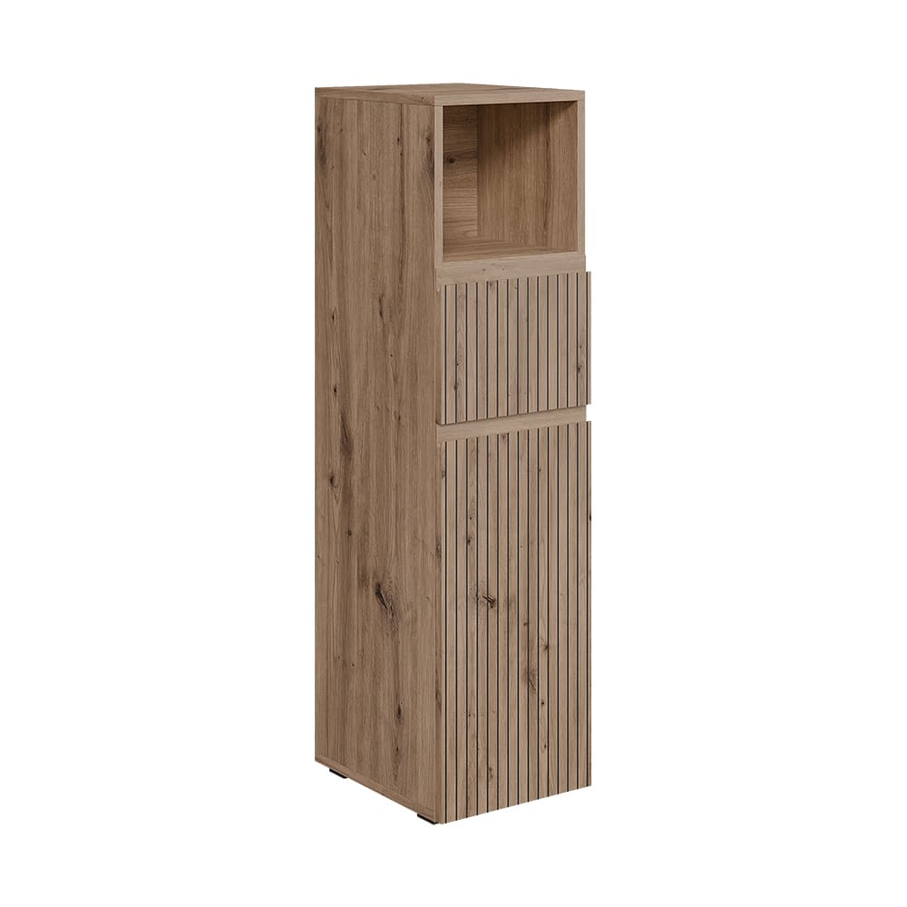 wohnli-moebel-suche-M26076458 Wohnli Möbelsuche - Midischrank mit Schublade und Tür Artisan 30x112.6cm