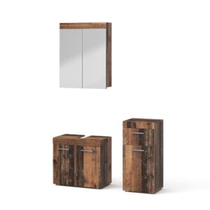 Wohnli Möbelsuche - Badmöbel-Set 3 Teile Oldstyle 60x56cm