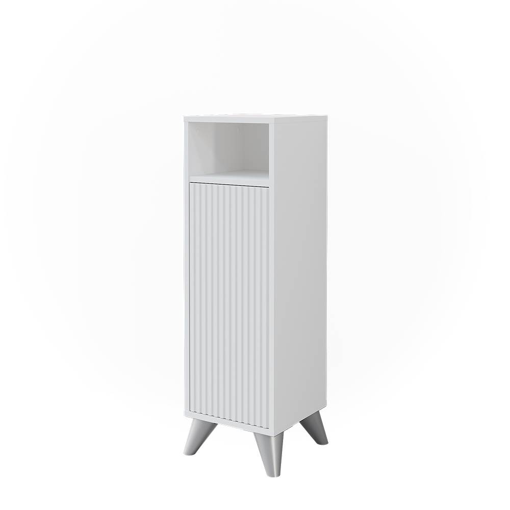 wohnli-moebel-suche-M26076481 Wohnli Möbelsuche - Midischrank mit Tür Weiß 30x97cm