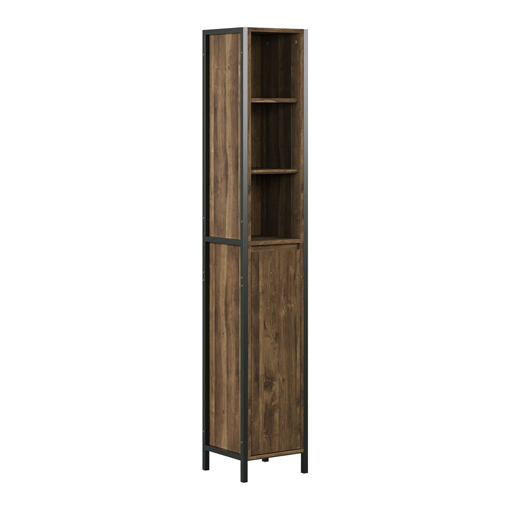 wohnli-moebel-suche-M26076589 Wohnli Möbelsuche - Badschrank mit 3 offenen & 3 geschlossenen Fächern Eiche 30x168