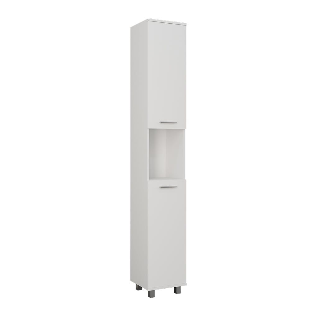 wohnli-moebel-suche-M26076609 Wohnli Möbelsuche - Hochschrank mit 2 Türen Weiß 30.2x190cm