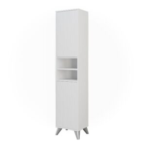 wohnli-moebel-suche-M26076651 Wohnli Möbelsuche - Badschrank mit 2 Türen Weiß 38x180cm