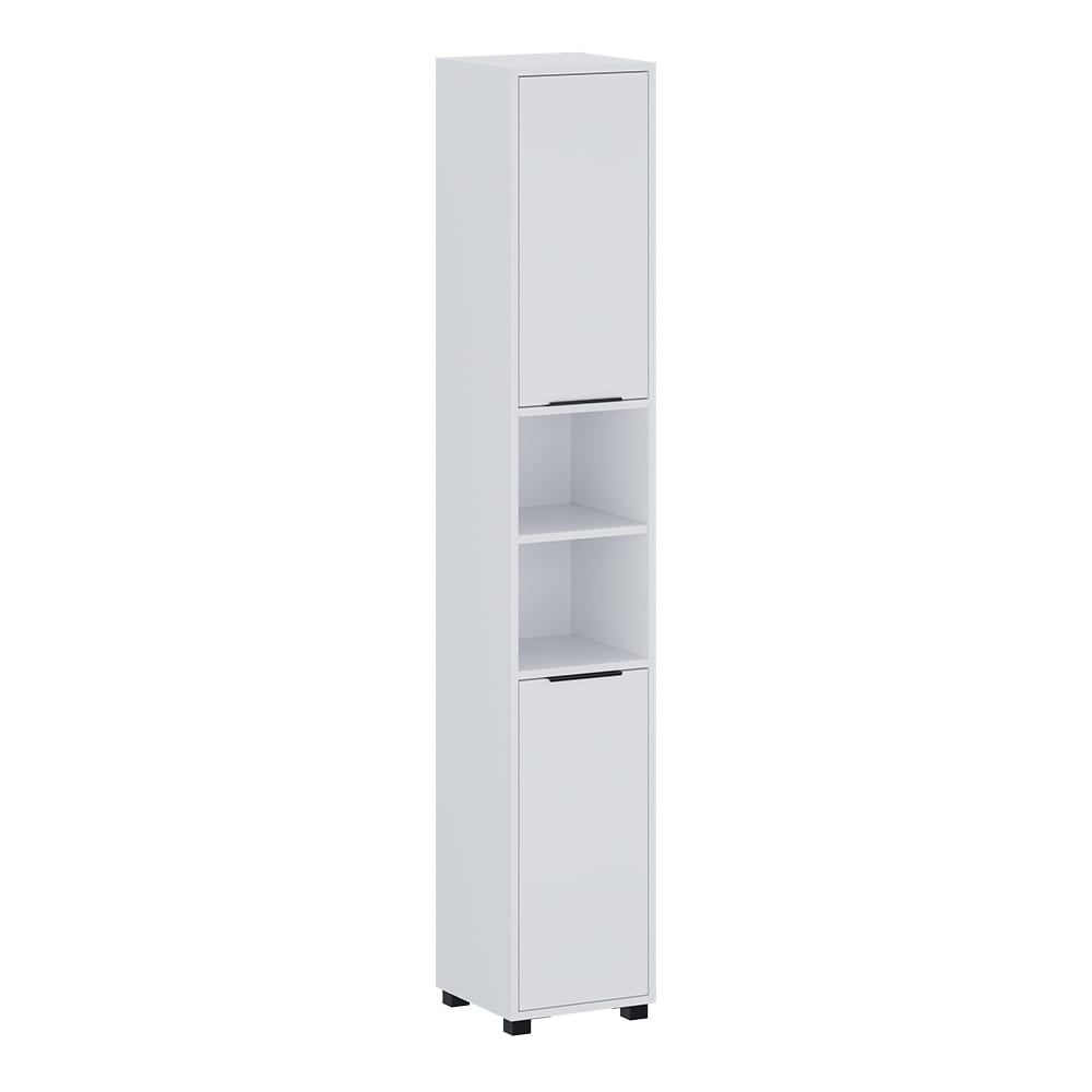 Wohnli Möbelsuche - Badschrank mit 2 Türen Weiß 30x176cm