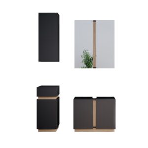 Wohnli Möbelsuche - Badmöbel Set 4 Teile