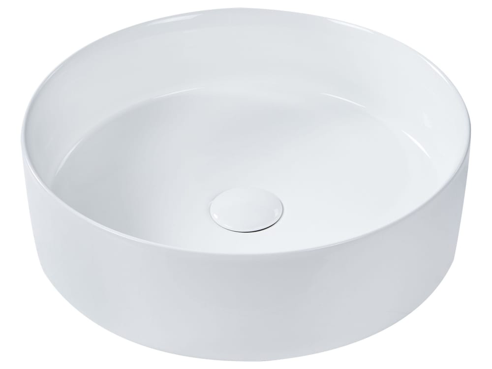 wohnli-moebel-suche-M26076808 Wohnli Möbelsuche - Aufsatzwaschbecken ⌀ 40 cm Keramik Weiß