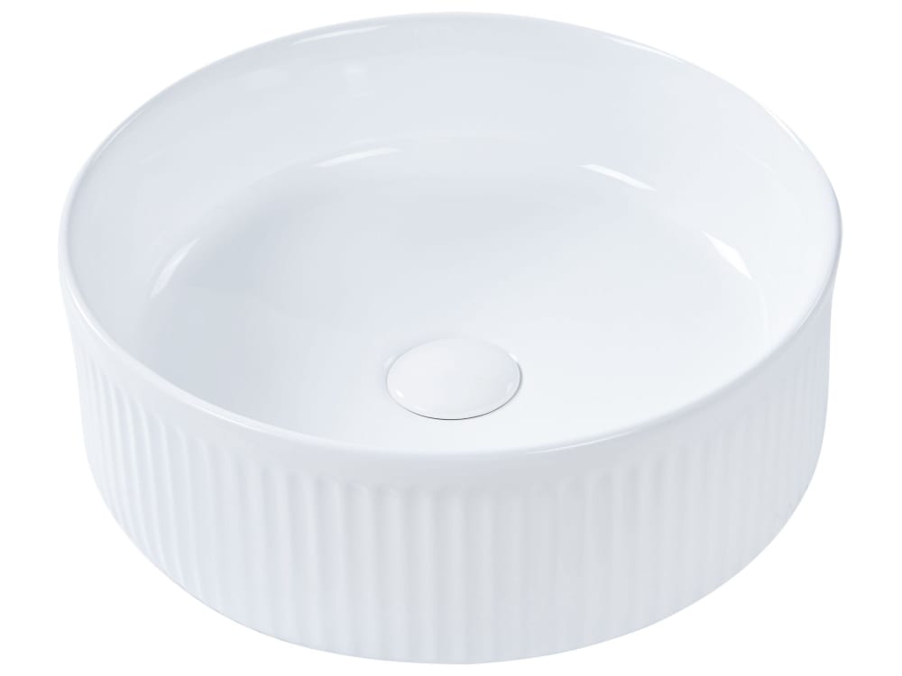 wohnli-moebel-suche-M26076888 Wohnli Möbelsuche - Aufsatzwaschbecken ⌀ 37 cm Keramik Weiß
