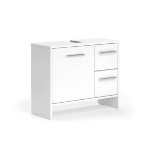 wohnli-moebel-suche-M26076958 Wohnli Möbelsuche - Waschbeckenunterschrank mit 2 Schubladen und 1 Tür Weiß 70.2x57cm