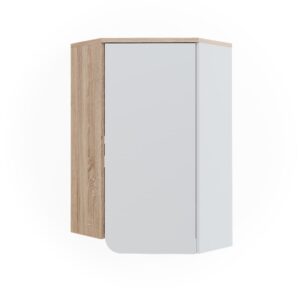 wohnli-moebel-suche-M26076964 Wohnli Möbelsuche - Eckhängeschrank Sonoma/Weiß 42.4x75cm