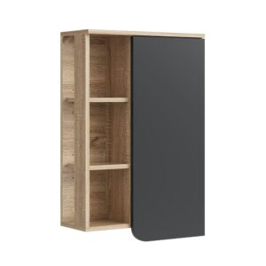 wohnli-moebel-suche-M26077056 Wohnli Möbelsuche - Badschrank mit Tür und offenen Fächern Sonoma 50x75cm