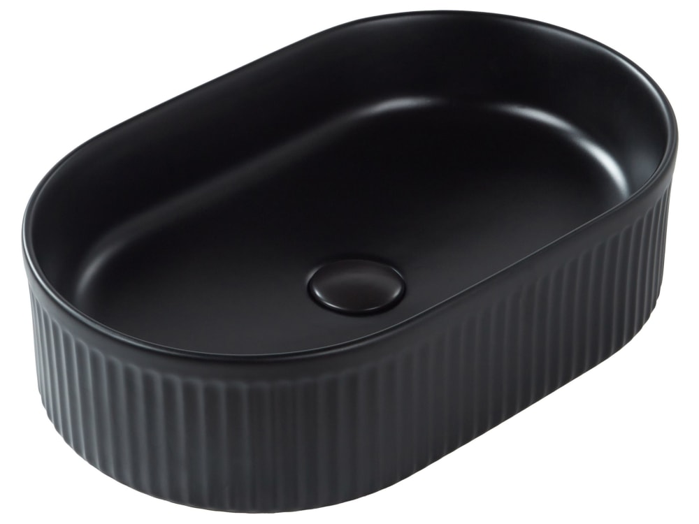 wohnli-moebel-suche-M26077138 Wohnli Möbelsuche - Aufsatzwaschbecken 49 x 31 cm Keramik Schwarz