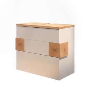 wohnli-moebel-suche-M26077226 Wohnli Möbelsuche - Waschbeckenunterschrank mit 2 Schubladen Weiß 70x64.5cm