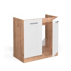 Weiß Hochglanz 80 x 81.6cm