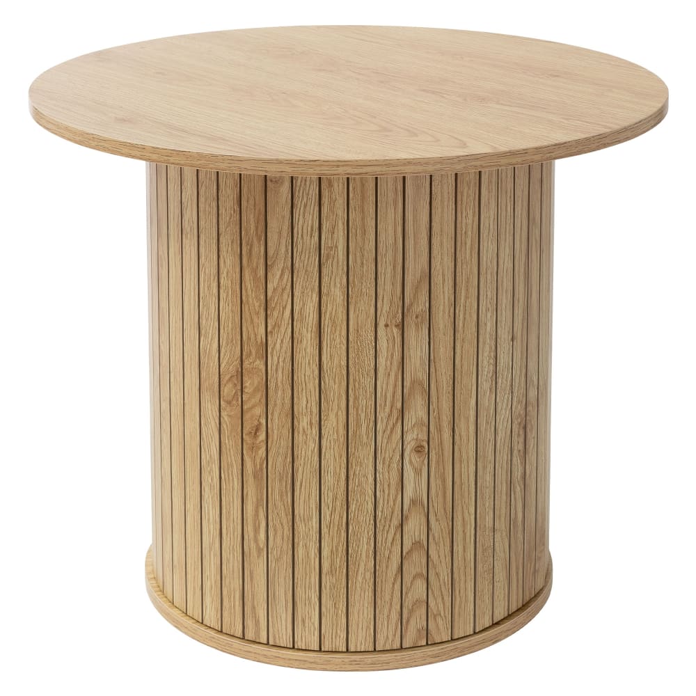 Wohnli Möbelsuche - Couchtisch rund Ø60 x 50 cm Holz-Optik Braun