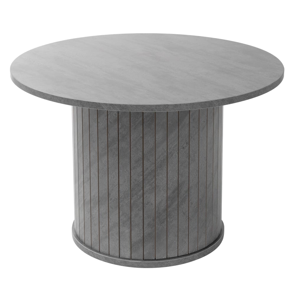 Wohnli Möbelsuche - Couchtisch rund Ø60 x 40 cm Beton-Optik Grau