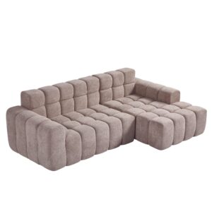 wohnli-moebel-suche-M26078929 Wohnli Möbelsuche - Ecksofa L-förmiges aus Regenpunkt-Stoff in Beige