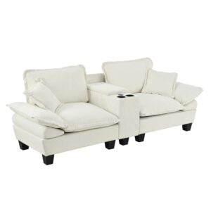 wohnli-moebel-suche-M26078931 Wohnli Möbelsuche - Modulares Sofa aus Chenille mit Stauraum und USB 224x82x90 cm