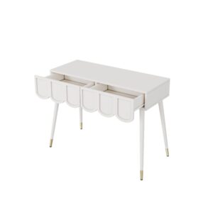 Wohnli Möbelsuche - Schminktisch aus MDF mit 2 Schubladen 100x40x76 cm