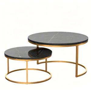 wohnli-moebel-suche-M26079053 Wohnli Möbelsuche - Couchtisch-Set aus Metall mit MDF-Tischplatte