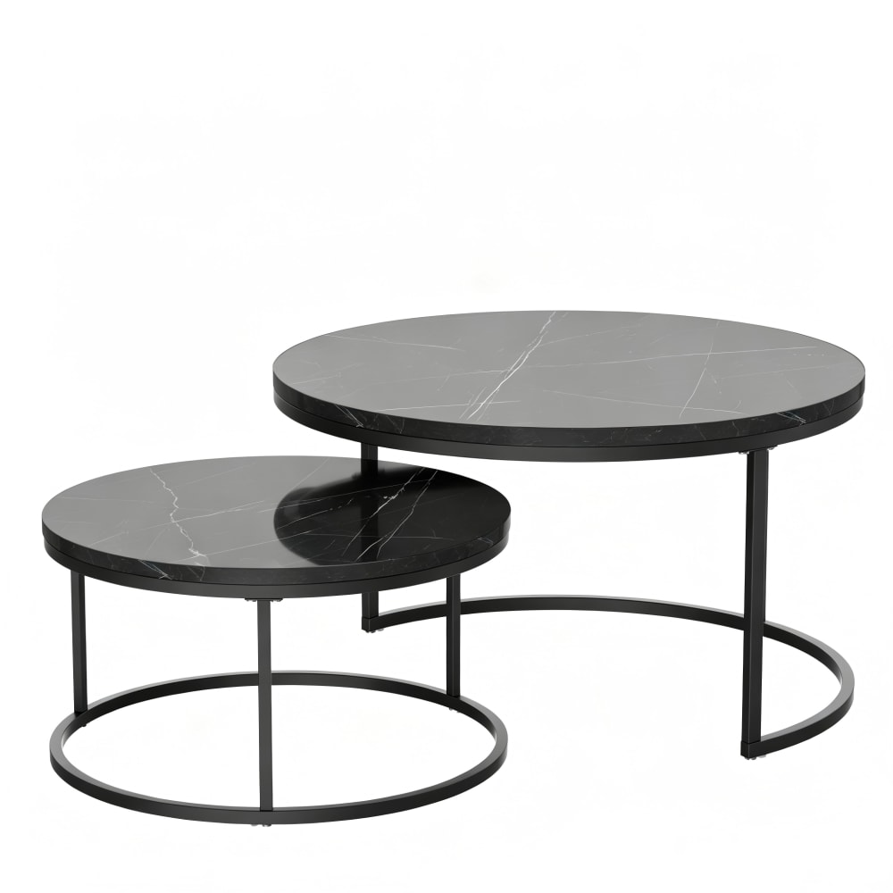 wohnli-moebel-suche-M26079054 Wohnli Möbelsuche - Couchtisch-Set aus Metall mit MDF-Tischplatte