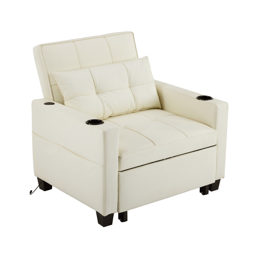 wohnli-moebel-suche-M26079120 Wohnli Möbelsuche - Schlafsofa aus Holz und Metall 3-in-1 ausziehbar 74x87x84 cm