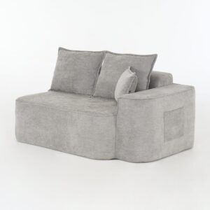 wohnli-moebel-suche-M26079157 Wohnli Möbelsuche - 2-Sitzer-Sofa aus Chenille mit Seitentaschen 150x95x65 cm
