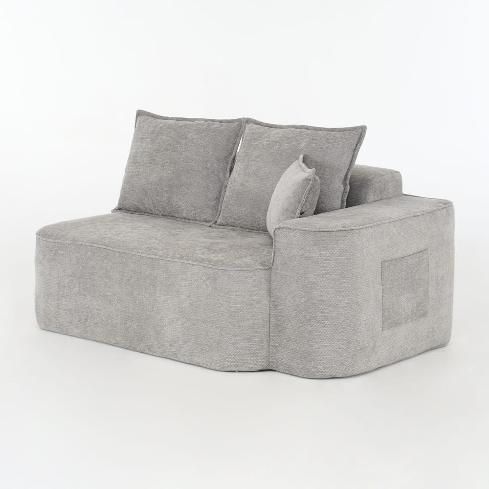 wohnli-moebel-suche-M26079157 Wohnli Möbelsuche - 2-Sitzer-Sofa aus Chenille mit Seitentaschen 150x95x65 cm