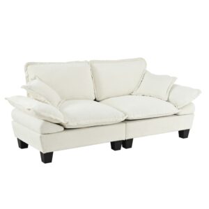 Wohnli Möbelsuche - 2-Sitzer Sofa aus Chenille mit abnehmbaren Armlehnen