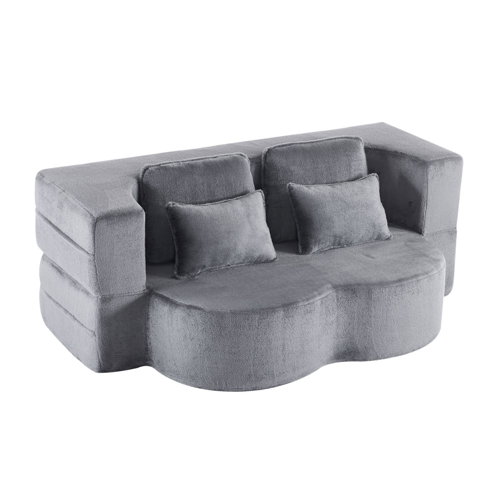 wohnli-moebel-suche-M26079202 Wohnli Möbelsuche - Schlafsofa aus Schaumstoff mit 4 Kissen 198x60x76 cm