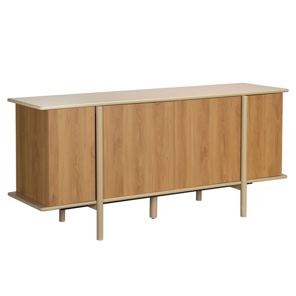 wohnli-moebel-suche-M26080068 Wohnli Möbelsuche - Sideboard in Holzoptik 4 Türen 180 cm Creme