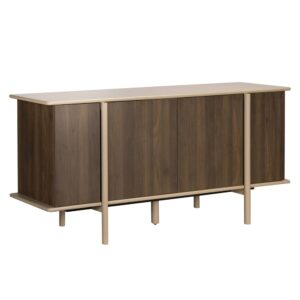 Wohnli Möbelsuche - Sideboard in Holzoptik 4 Türen 180 cm Taupe