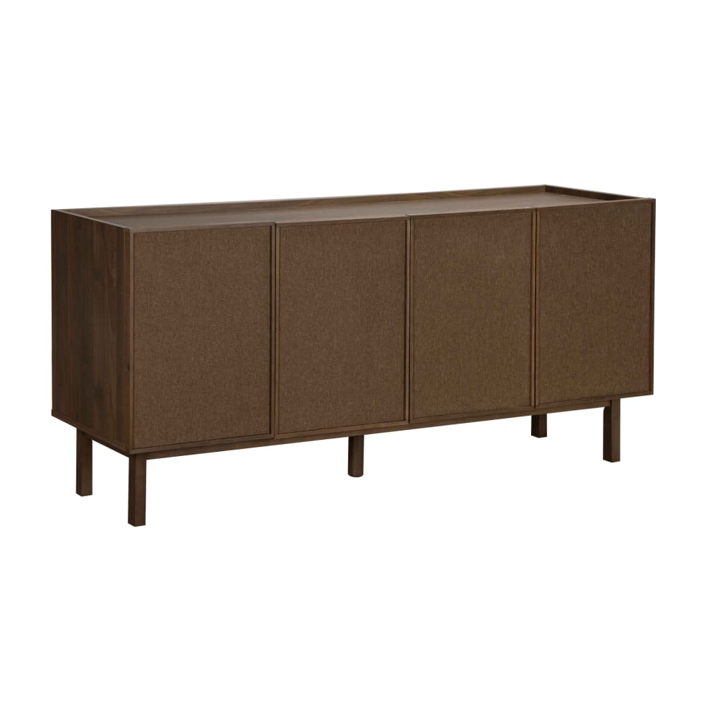 wohnli-moebel-suche-M26080077 Wohnli Möbelsuche - Skandinavisches Sideboard mit 4 Türen Holzoptik 180 cm dunkles Holz