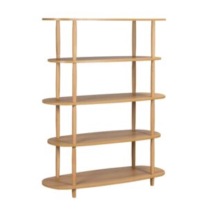 wohnli-moebel-suche-M26080081 Wohnli Möbelsuche - Hohes Regal in Holzoptik 120 x 145 cm helles Holz