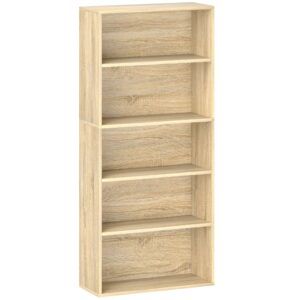 Wohnli Möbelsuche - Bibliothèque 5 niveaux bois naturel