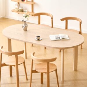 wohnli-moebel-suche-M26084778-1 Esstisch aus Holz (6 Personen) Braun 95x77x180cm Holz Braun Nordlys Möbel Esszimmermöbel Esstische